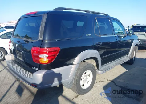 2002 Toyota Sequoia Sr5 V8 из США, поврежденный, VIN 5TDZT34A72S112166
